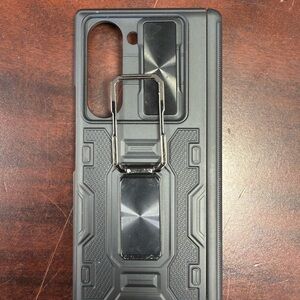 Black Samsung Galaxy ZFold 6 Protective Case w/ Kickstand